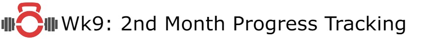 WEEK 9: 2nd Month Progress&nbsp;tracking