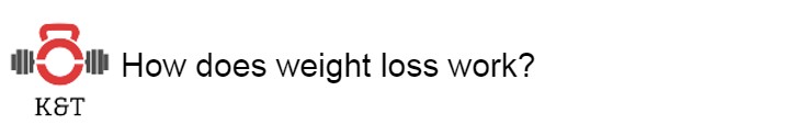 How does weight loss&nbsp;work?
