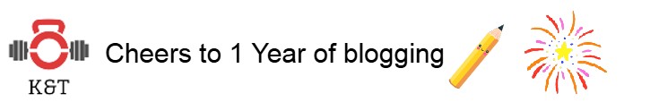 Cheers to 1 Year of&nbsp;blogging.